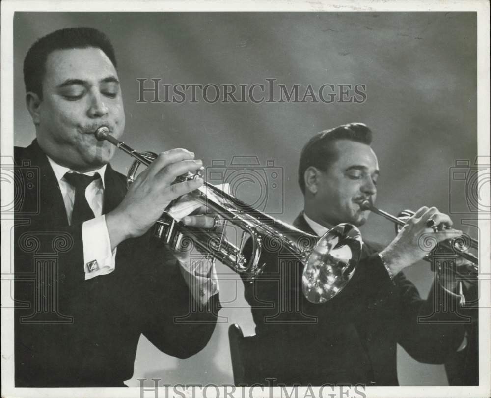 1959 Press Photo Bill Patterson &amp; Carlos Compean, Gulf Coast Giants of Jazz- Historic Images