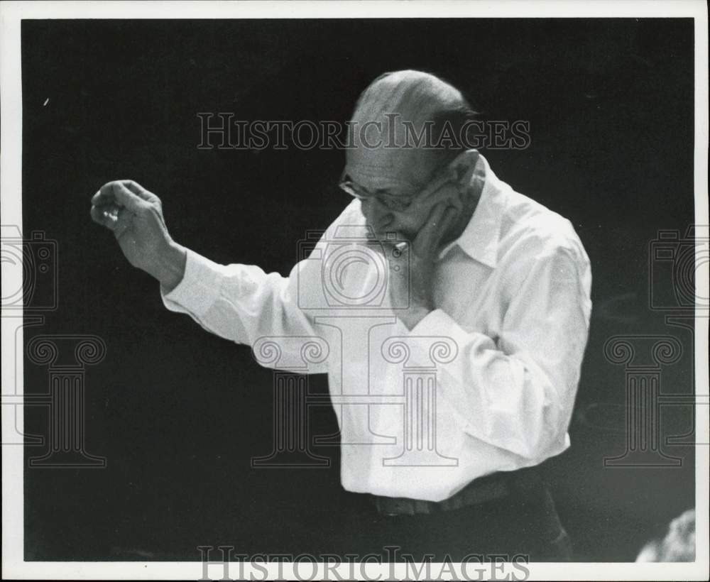 1958 Press Photo Symphony Conductor Igor Stravinsky - hpp32876- Historic Images