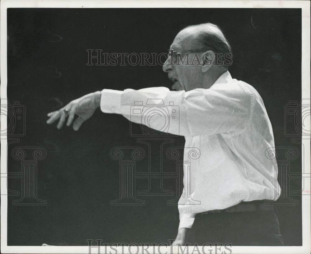 1958 Press Photo Symphony Conductor Igor Stravinsky - hpp32882- Historic Images