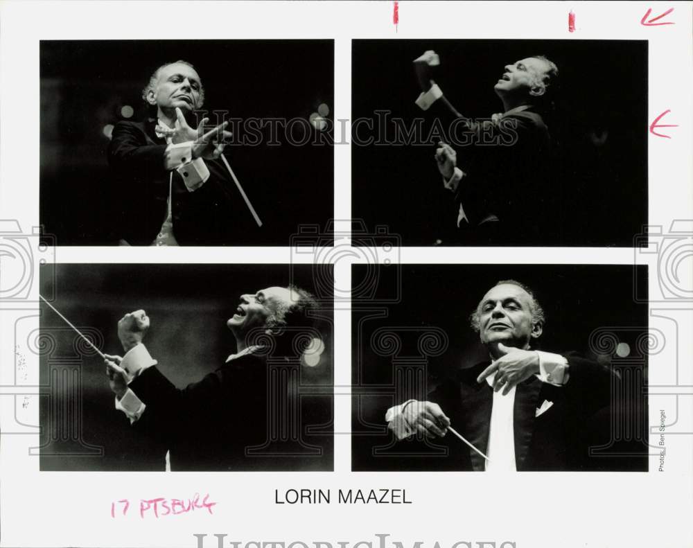 Press Photo Conductor Lorin Maazel - hpp32983- Historic Images