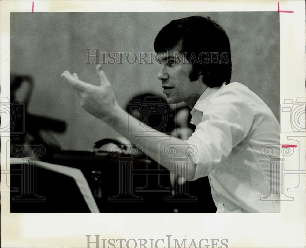 1976 Press Photo Opera Director David Pountney in Houston - hpp33012- Historic Images