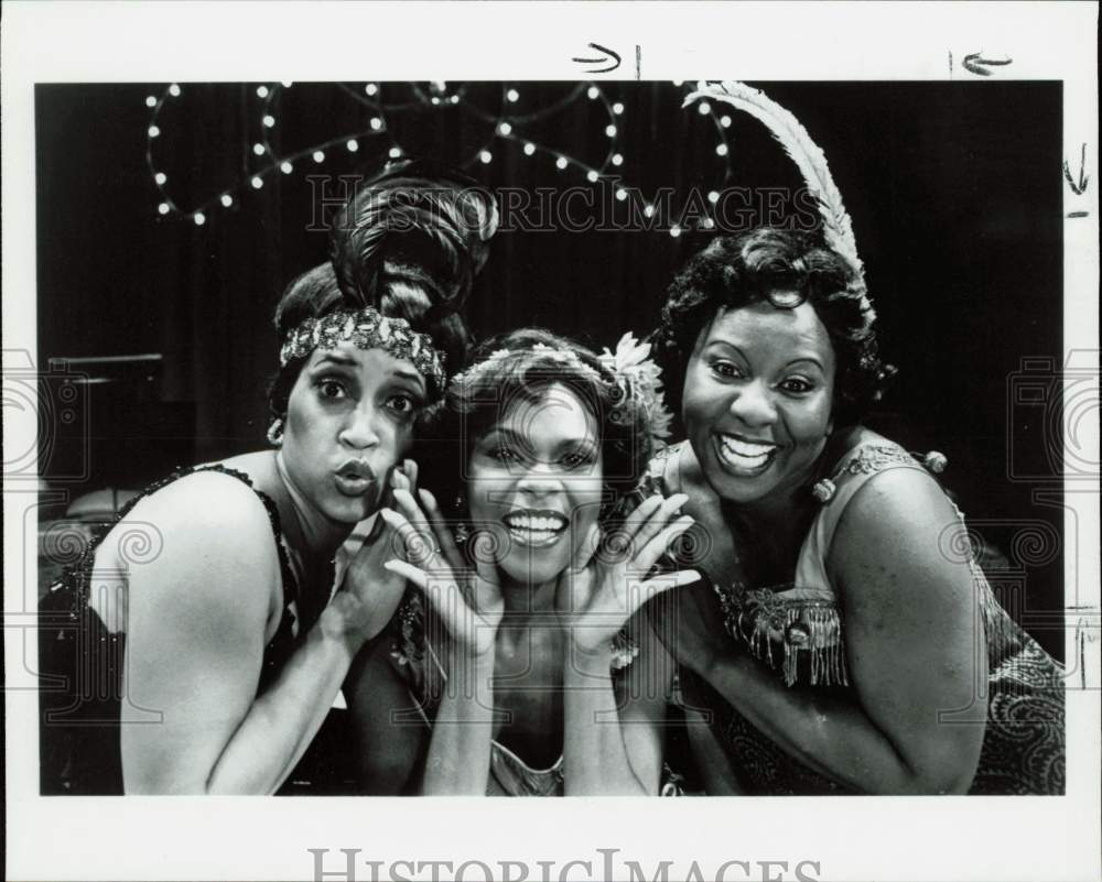 Press Photo Actresses Jackee Harry, Deborah Burrell and Sandra Reaves-Phillips- Historic Images