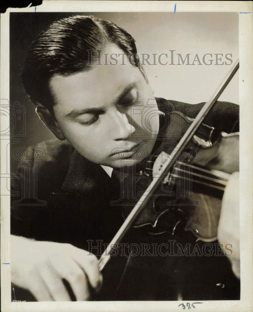 1955 Press Photo Isaac Stern, Violinist with the Houston Symphony - hpp33099- Historic Images