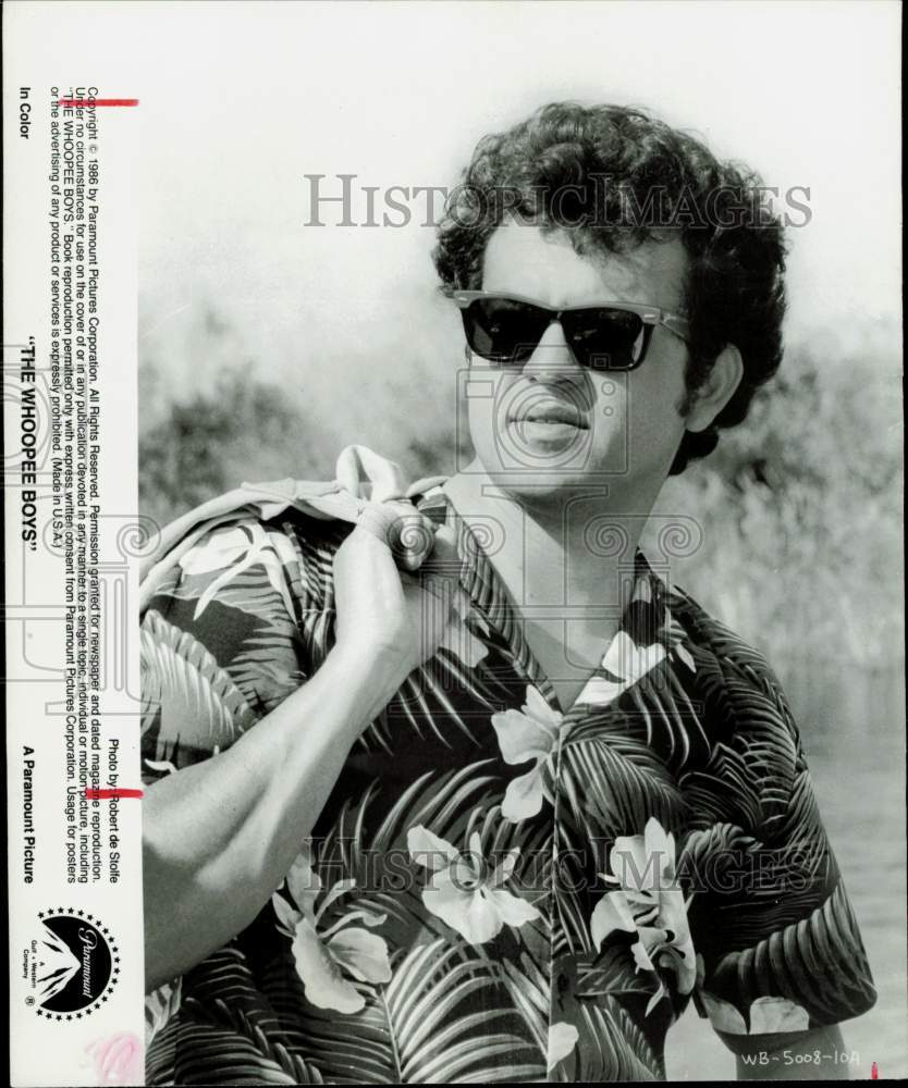 1986 Press Photo Actor Paul Rodriguez in &quot;The Whoopee Boys&quot; - hpp33158- Historic Images