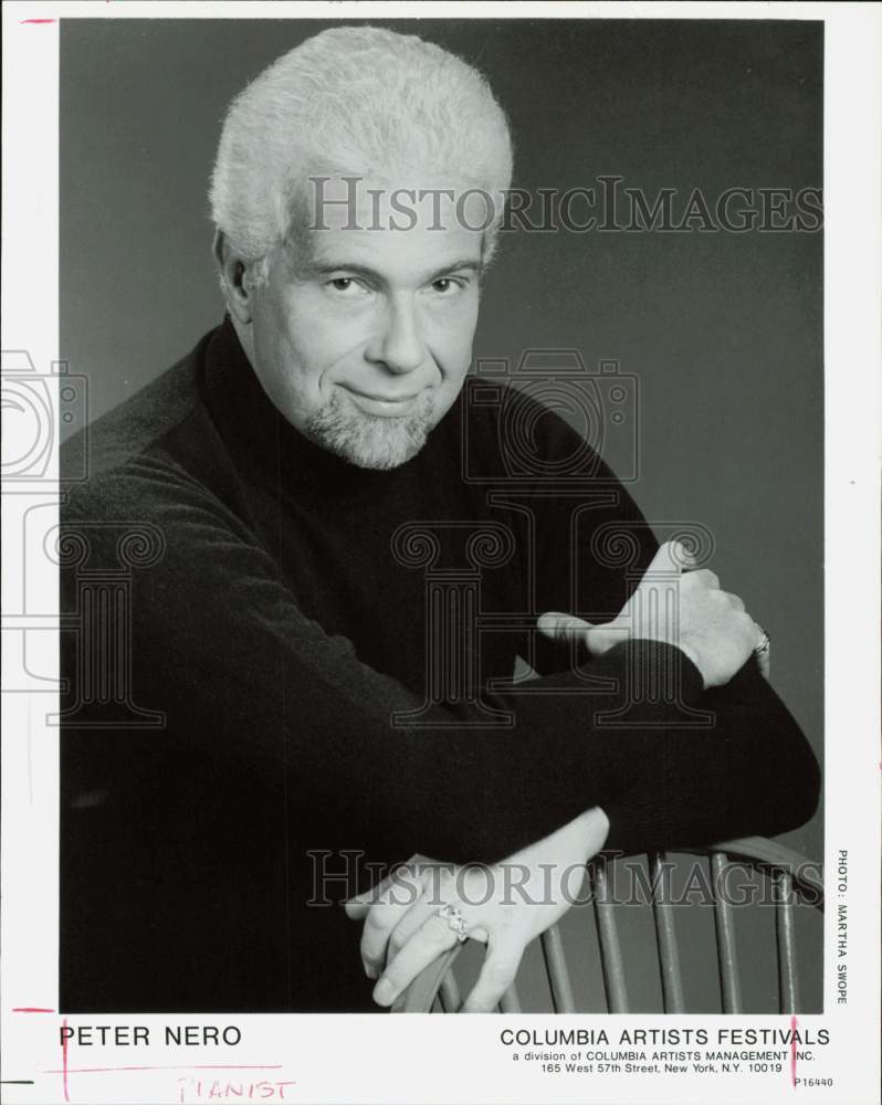 1989 Press Photo Pianist Peter Nero - hpp33206- Historic Images