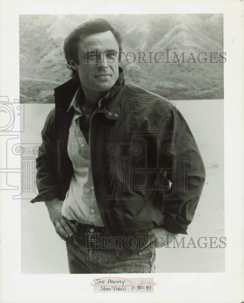 1991 Press Photo Actor Joe Penny - hpp33508- Historic Images