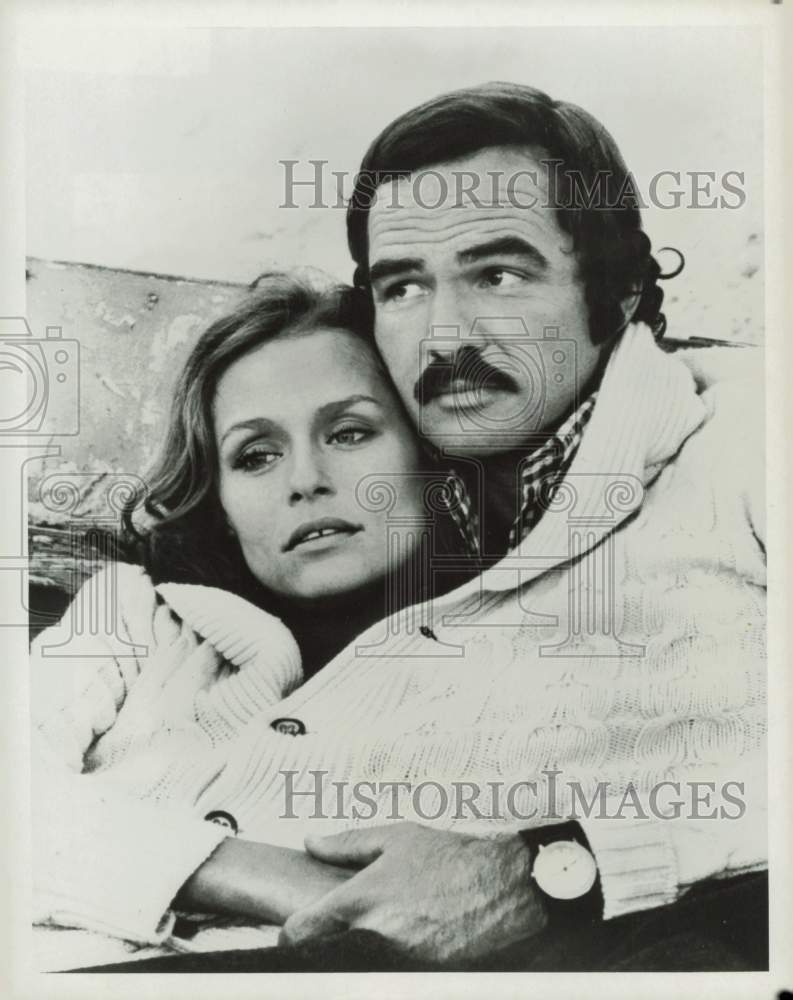 Press Photo Actors Lauren Hutton, Burt Reynolds in &quot;Gator&quot; - hpp33601- Historic Images