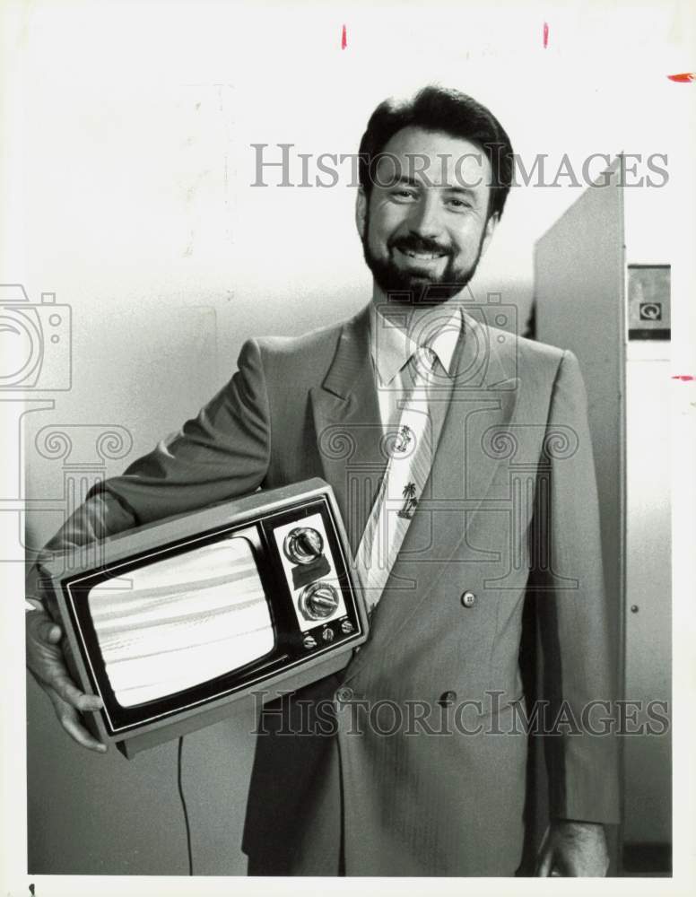 1985 Press Photo Actor Michael Nesmith in &quot;Television Parts&quot; TV Special- Historic Images