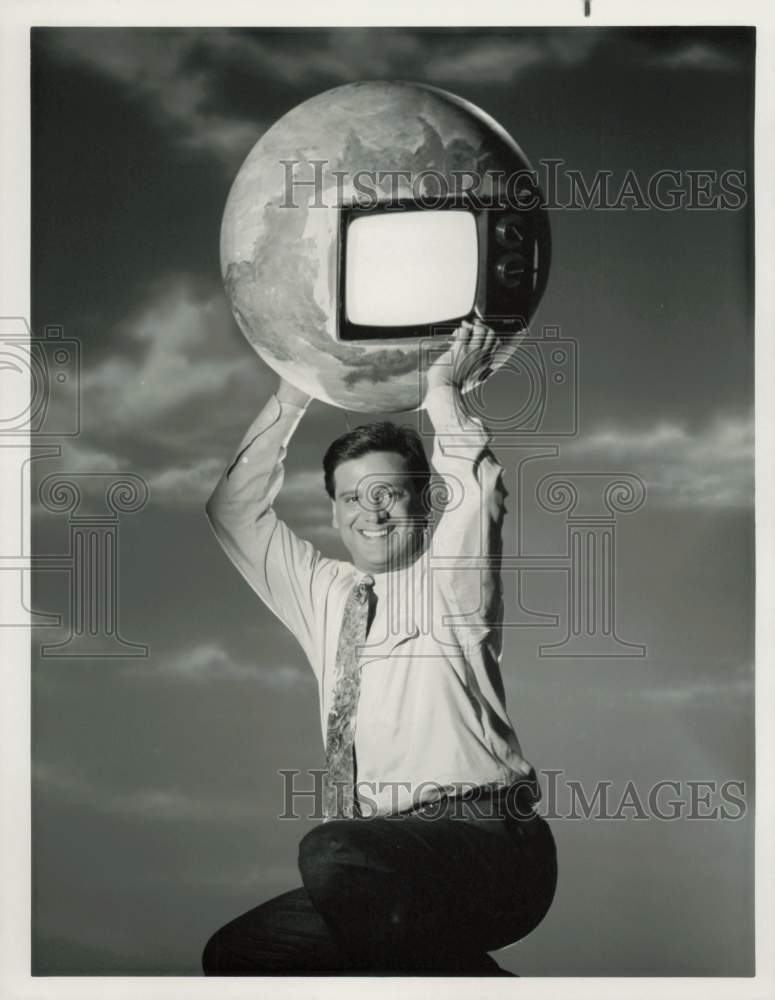 Press Photo Fred Roggin, Host of &quot;Top Secret Television&quot; - hpp33726- Historic Images