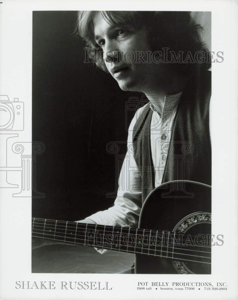 Press Photo Musician Shake Russell - hpp33815- Historic Images