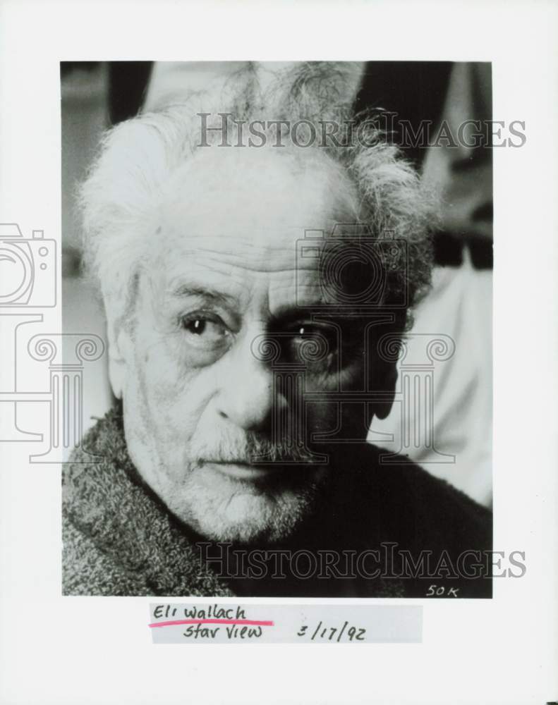 1992 Press Photo Actor Eli Wallach - hpp33836- Historic Images