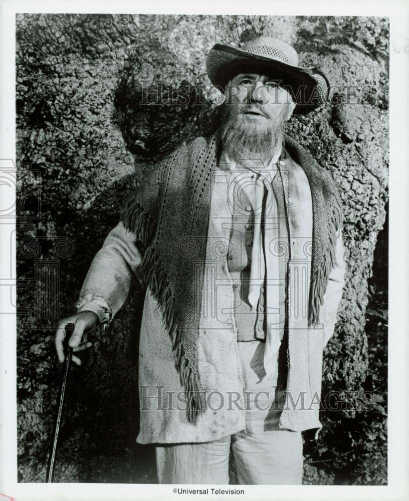 Press Photo Actor Sir Ralph Richardson in &quot;Frankenstein: The True Story&quot;- Historic Images