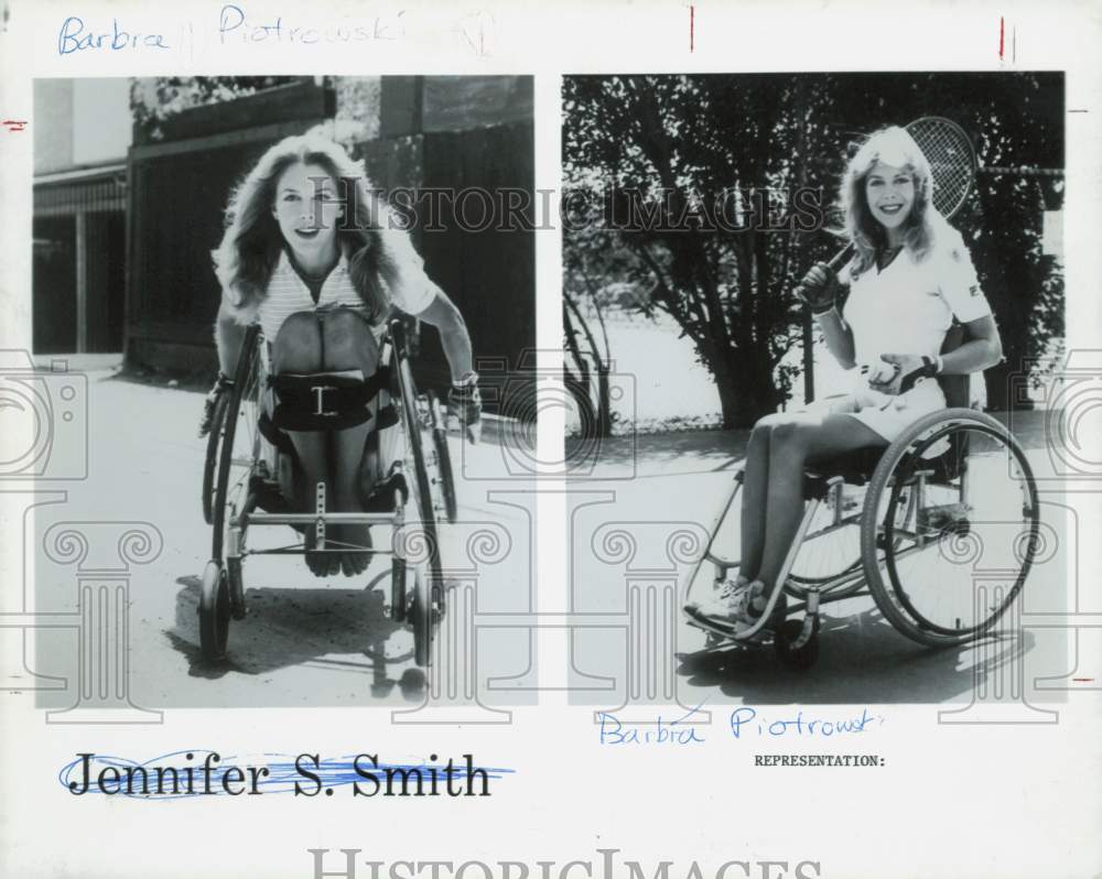 1984 Press Photo Barbra Piotrowski, Houston Model Paralyzed in Shooting- Historic Images