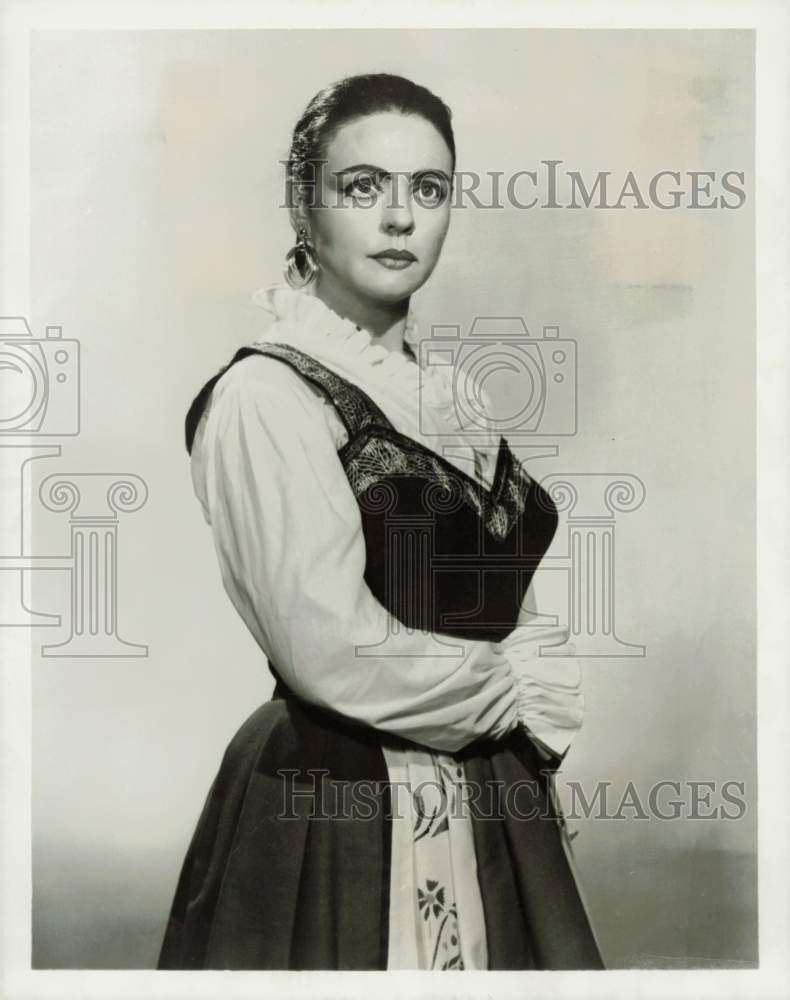 1960 Press Photo Mezzo-Soprano Nell Rankin - hpp34121- Historic Images