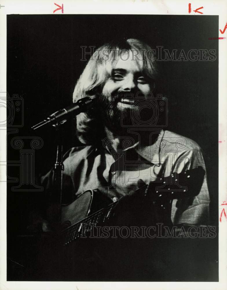 1973 Press Photo Musician Michael Murphey - hpp34130- Historic Images