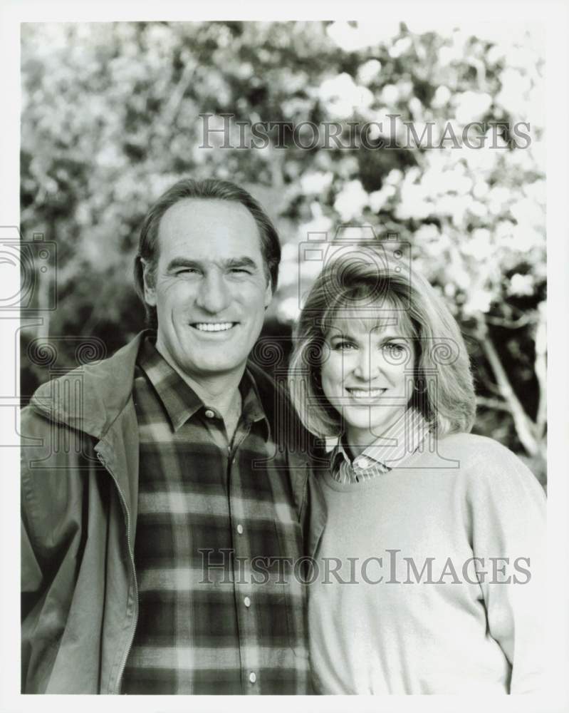 1993 Press Photo Craig T. Nelson, Paula Zahn in &quot;The Ultimate Driving Challenge&quot;- Historic Images