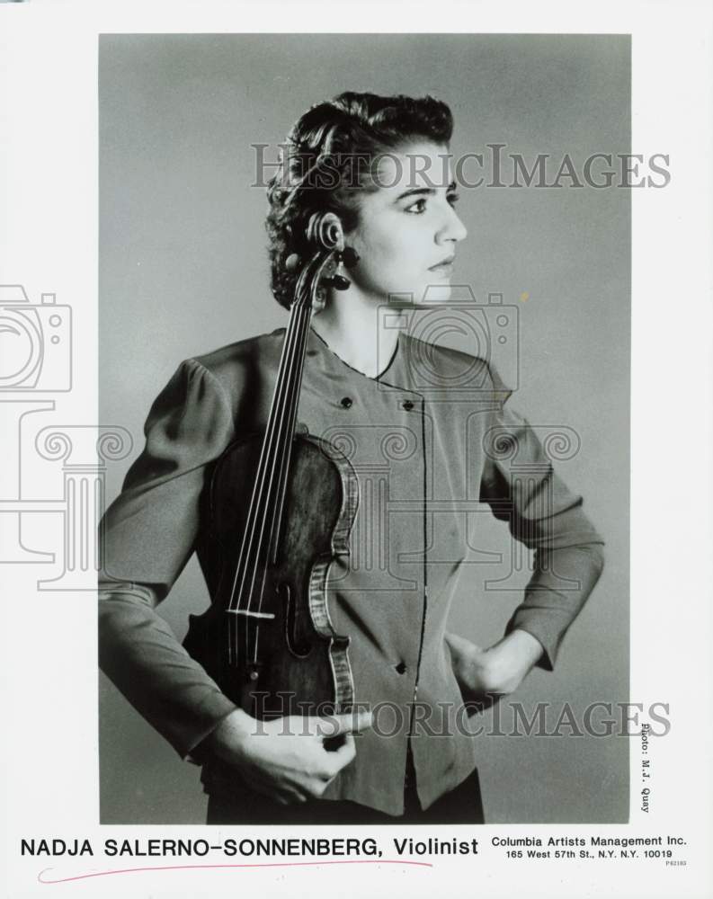 1994 Press Photo Nadja Salerno-Sonnenberg, Violinist - hpp34236- Historic Images