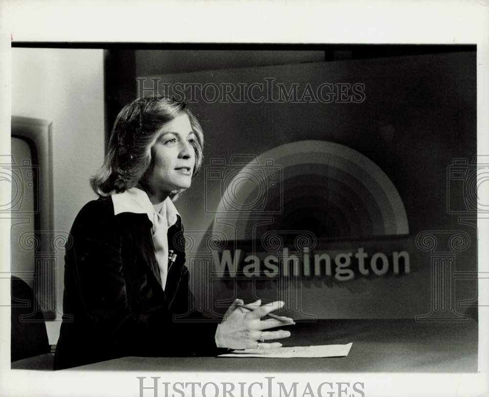 1977 Press Photo NBC Newscaster Jessica Savitch - hpp34303- Historic Images