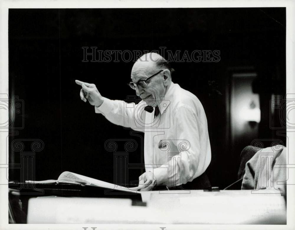 Press Photo Conductor Igor Stravinsky - hpp34455- Historic Images