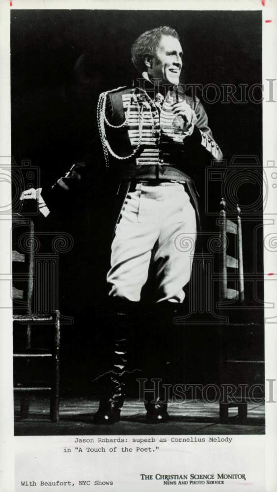 1978 Press Photo Actor Jason Robards in "A Touch of the Poet" - hpp34538- Historic Images