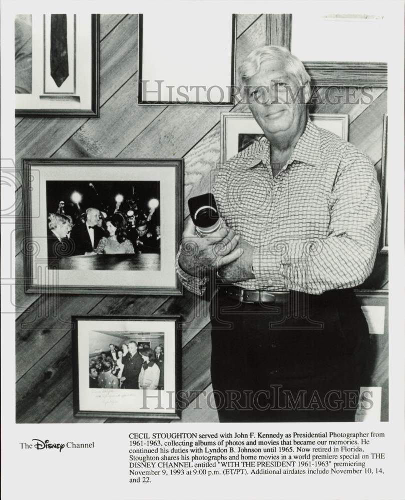 Press Photo Cecil Stoughton, Former Presidential Photographer - hpp34573- Historic Images