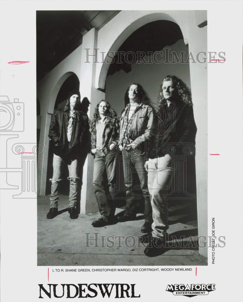 1993 Press Photo Nudeswirl, Music Group - hpp34662- Historic Images