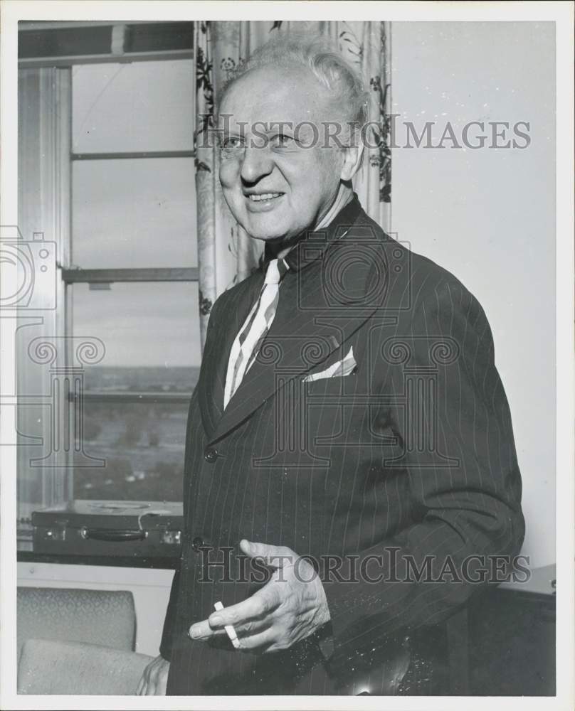 1959 Press Photo Leopold Stokowski, conductor - hpp34738- Historic Images