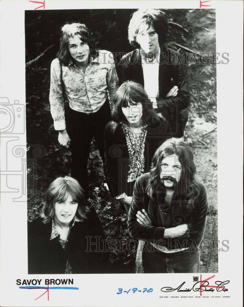 1970 Press Photo Savoy Brown, Music Group - hpp34814- Historic Images