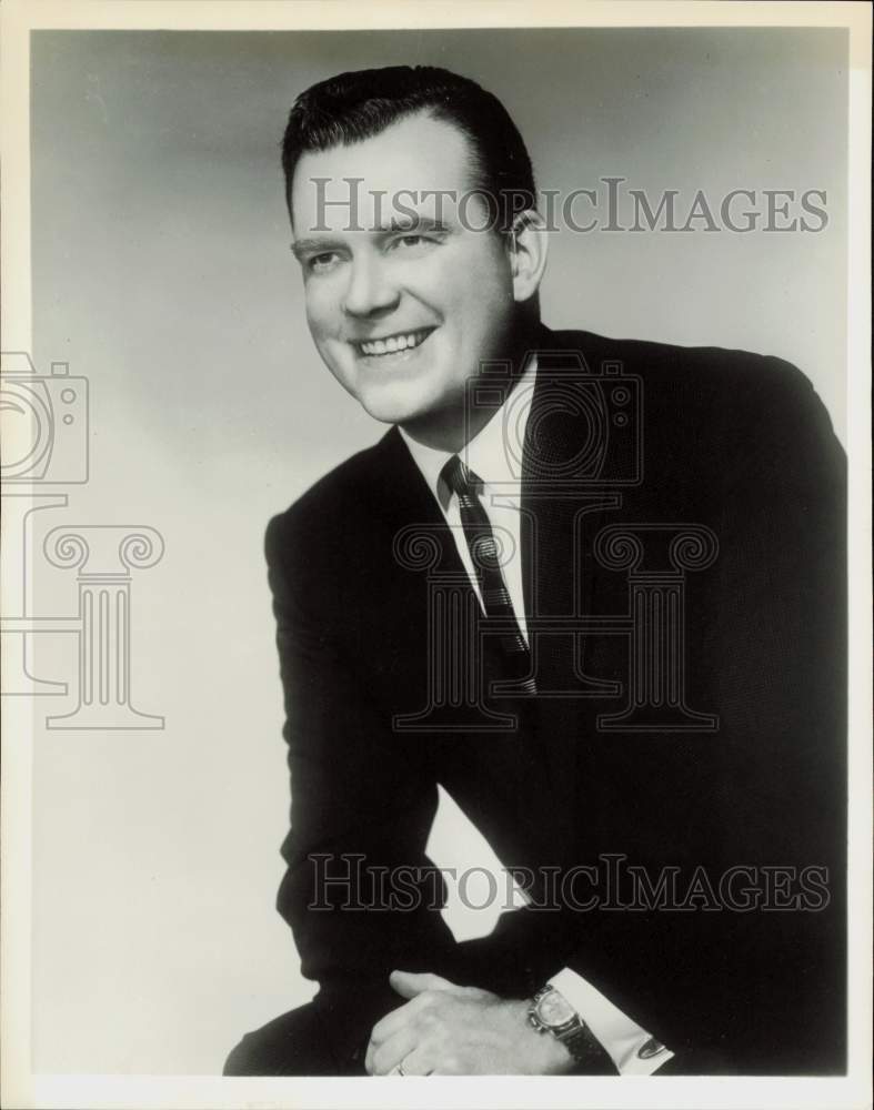 1958 Press Photo Ralph Paul, Television Announcer - hpp34979- Historic Images