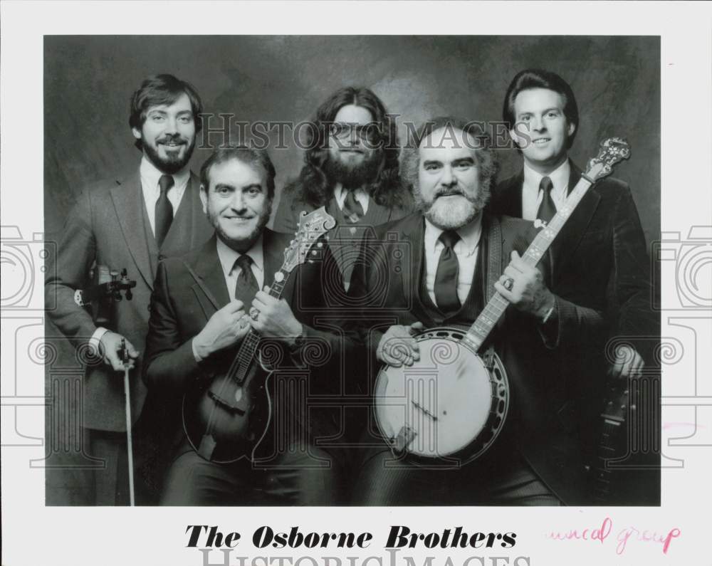 1986 Press Photo The Osborne Brothers, Music Group - hpp35169- Historic Images