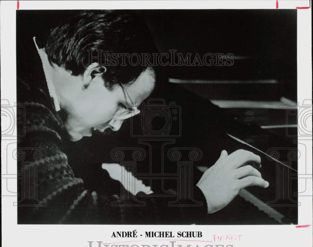 Press Photo Pianist AndrÃƒÂ©-Michel Schub - hpp35184- Historic Images