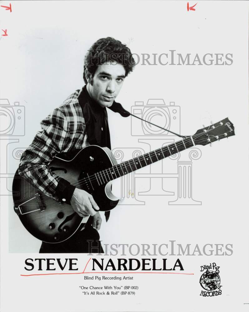 1980 Press Photo Musician Steve Nardella - hpp35321- Historic Images