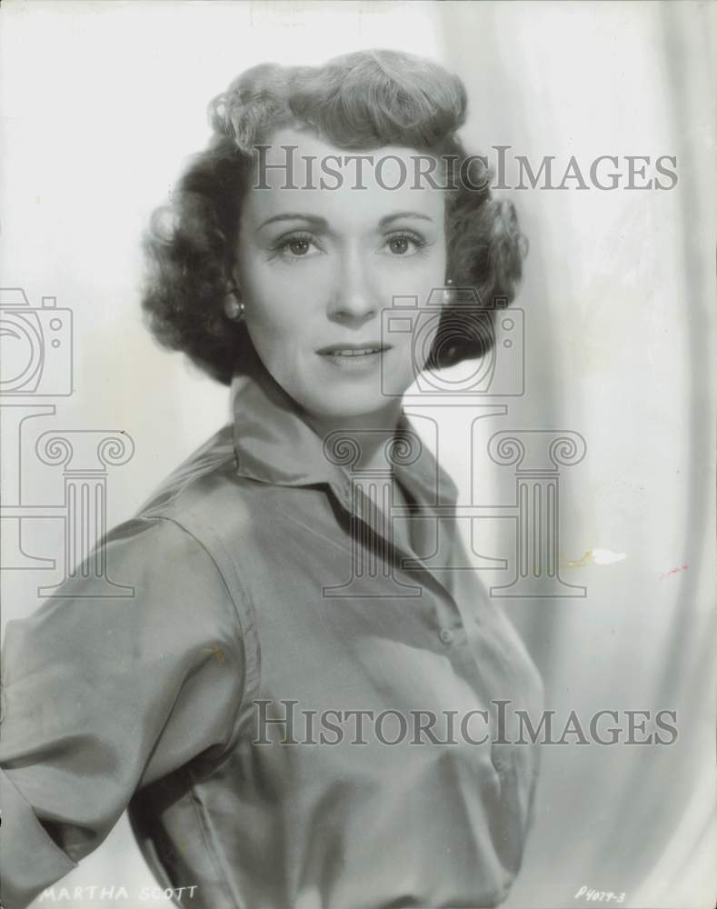 1956 Press Photo Actress Martha Scott - hpp35556- Historic Images