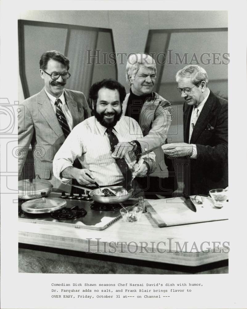 1987 Press Photo Guest Stars on &quot;Over Easy&quot; TV Show - hpp35586- Historic Images