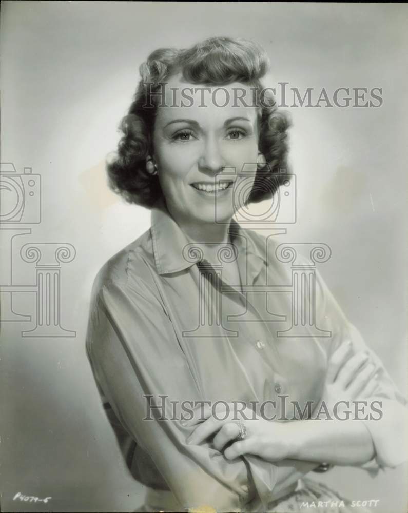 1956 Press Photo Actress Martha Scott - hpp35914- Historic Images