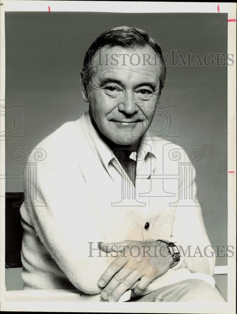 1980 Press Photo Jack Lemmon on "An All-Star Party for Jack Lemmon," on CBS.- Historic Images