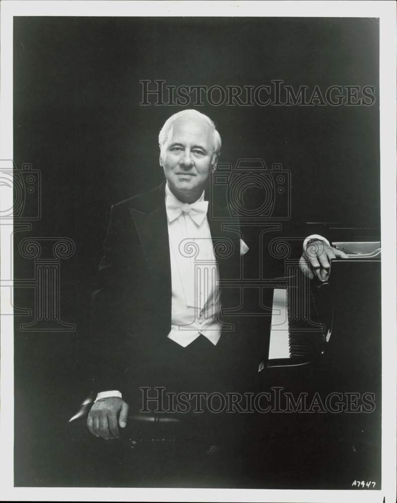 1983 Press Photo Leonard Pennario, American classical pianist and composer.- Historic Images