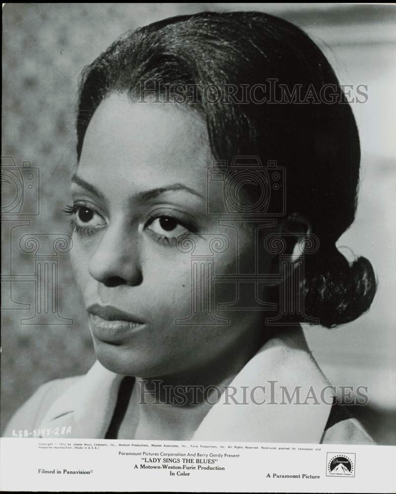 1972 Press Photo Diana Ross in a scene from &quot;Lady Sings the Blues.&quot; - hpp36497- Historic Images