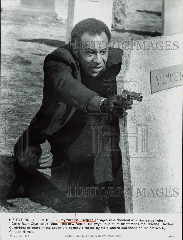 1972 Press Photo Raymond St. Jacques stars in &quot;Come Back Charleston Blue.&quot;- Historic Images