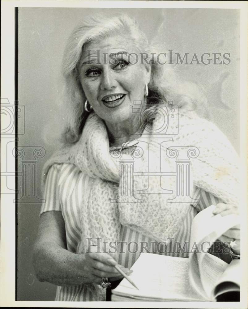 1972 Press Photo Ginger Rogers, American actress, dancer and singer. - hpp36605- Historic Images