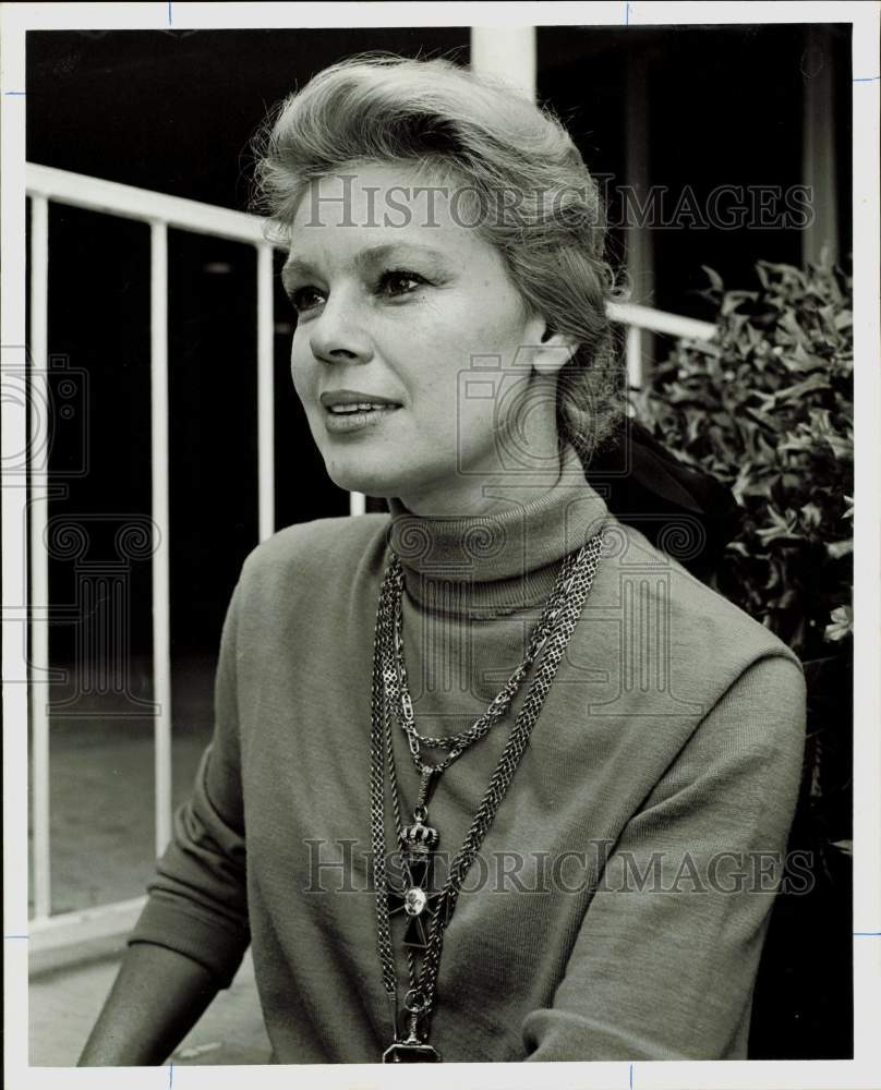 1969 Press Photo Betsy Palmer, stage, film and television actress, in Houston.- Historic Images