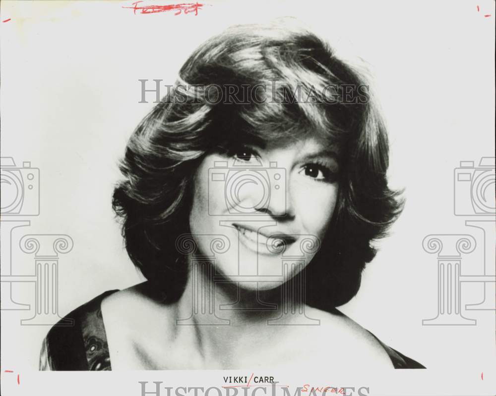 1978 Press Photo Vikki Carr, singer and musician. - hpp37060- Historic Images