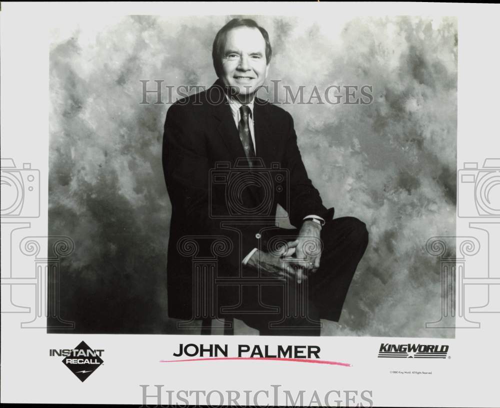 1990 Press Photo John Palmer, anchor on &quot;Instant Recall.&quot; - hpp37087- Historic Images