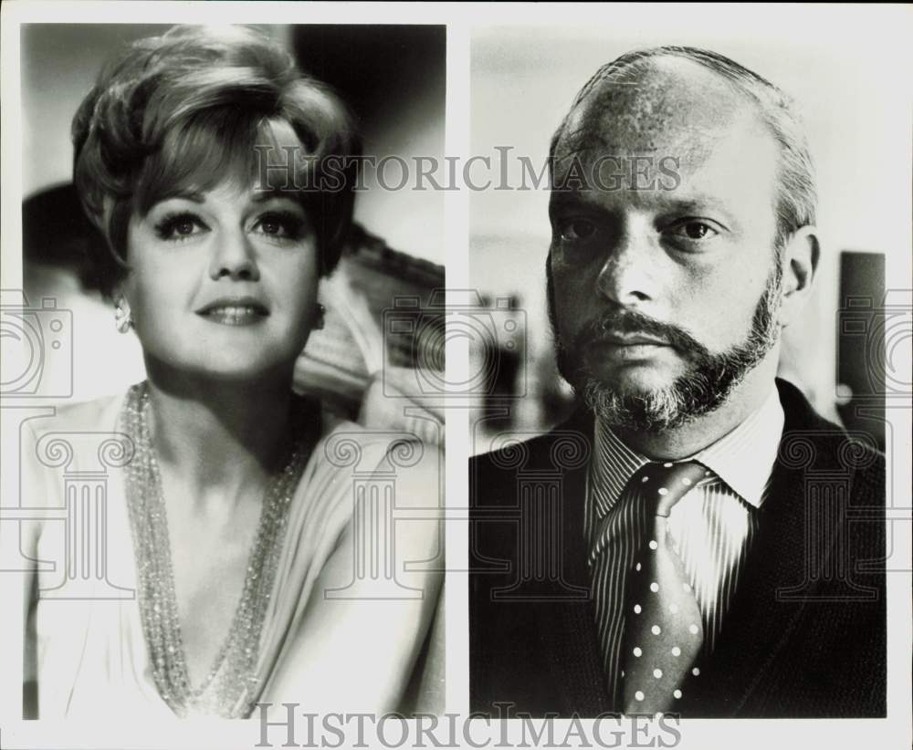 1969 Press Photo Angela Lansbury &amp; Harold Prince in &quot;The Dreamers&quot; - hpp37217- Historic Images