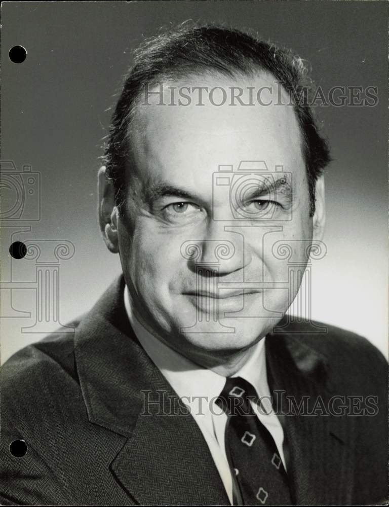 Press Photo Edwin Newman, NBC News Correspondent - hpp37359- Historic Images