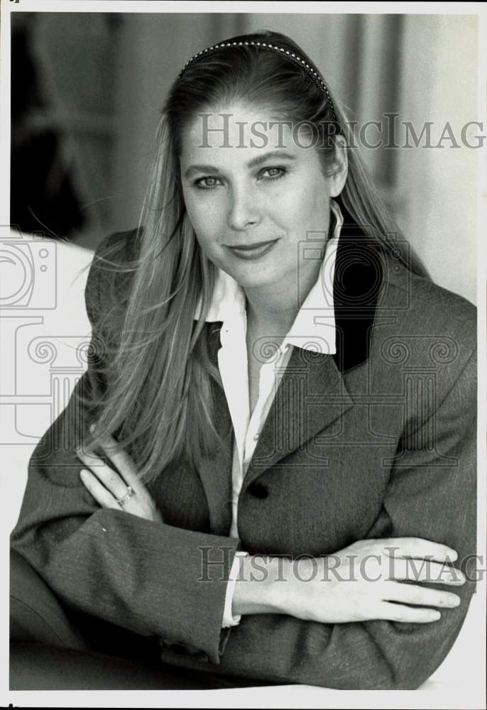 1990 Press Photo Actress Deborah Raffin - hpp37402- Historic Images