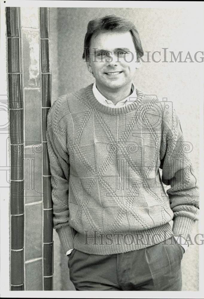 1988 Press Photo Pat Sajak, Host of &quot;Wheel of Fortune&quot; - hpp37419- Historic Images