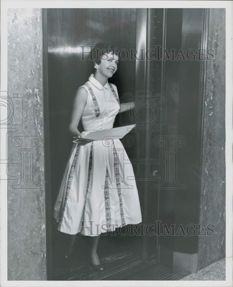 Press Photo Nancy O&#39;Neal, Miss Poteet - hpp37655- Historic Images