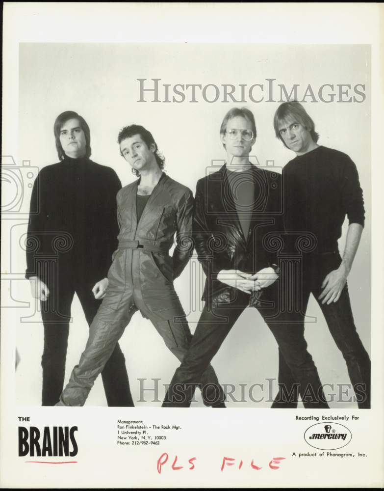 Press Photo The Brains, Music Group - hpp37798- Historic Images