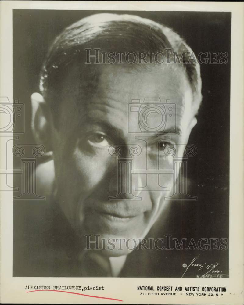 1958 Press Photo Alexander Brailowsky, Pianist - hpp37800- Historic Images